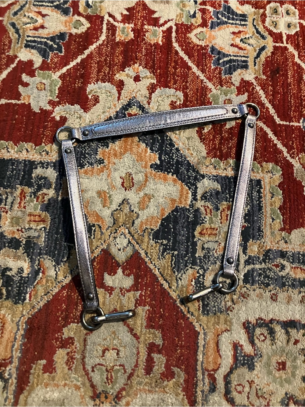 Coach Purse Strap Silver